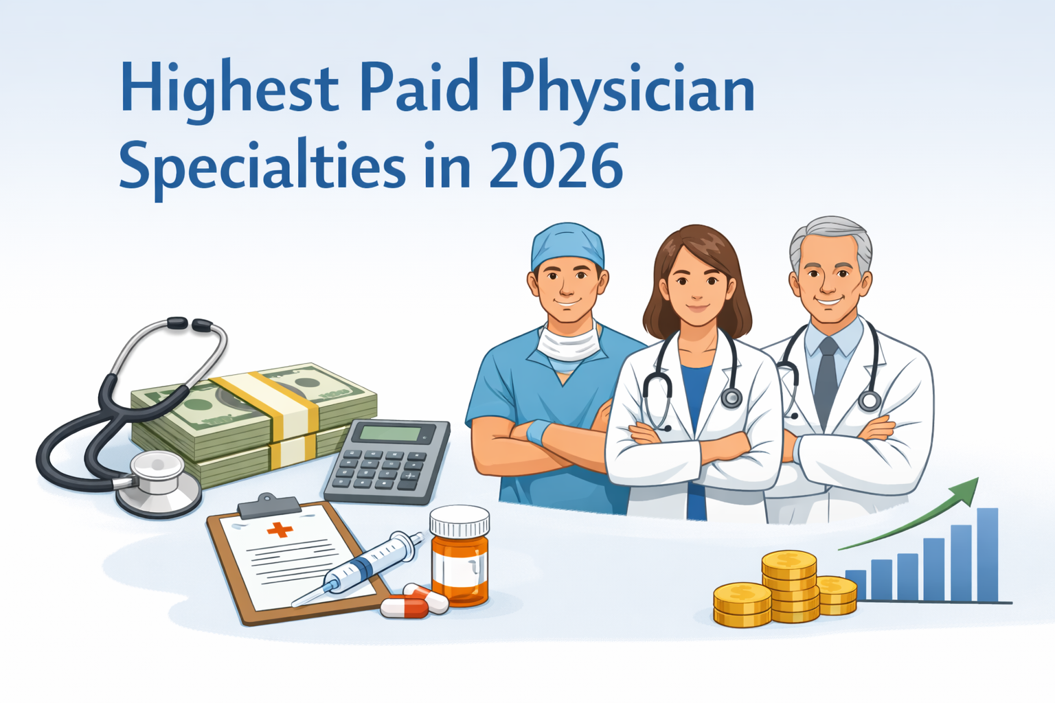 Highest Paid Physician Specialties in 2026: Top 20 Ranked